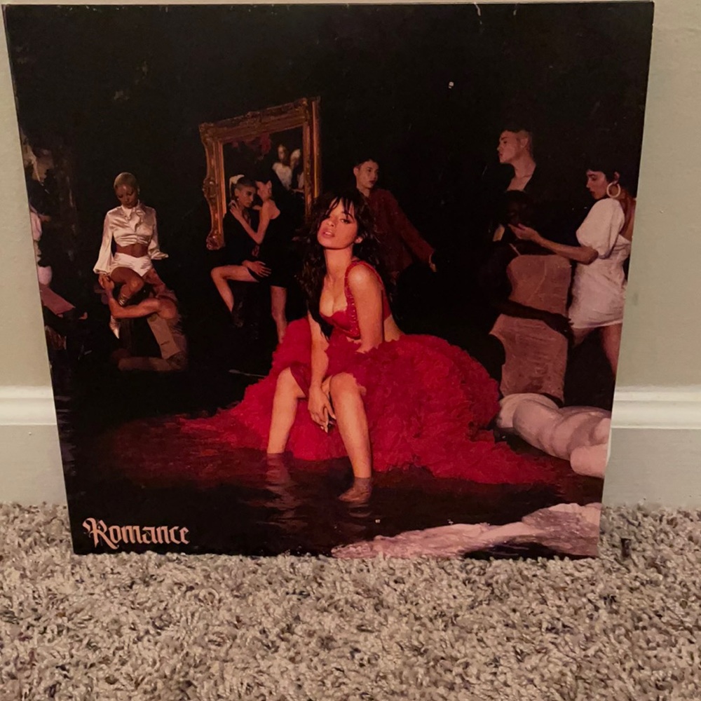 Camila Capello red vinyl,a poster and songs lyric booklet